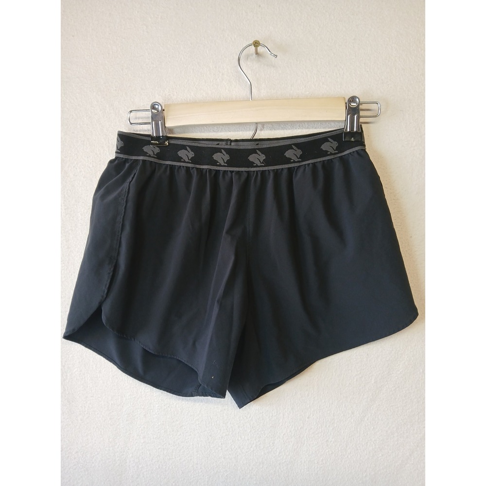 Rabbit small black running Shorts fitness gym training